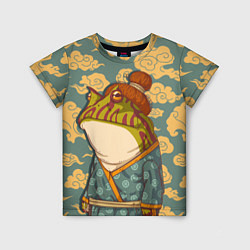 Детская футболка Японская лягушка