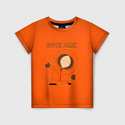 Детская футболка Южный Парк - на оранжевом фоне