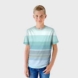 Футболка детская Морские линии, цвет: 3D-принт — фото 2