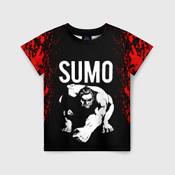 Детская футболка Мощный сумоист