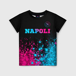 Футболка детская Napoli Neon Gradient, цвет: 3D-принт