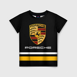 Детская футболка PORSCHE - Две линии