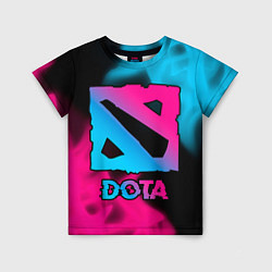 Детская футболка Dota Neon Gradient