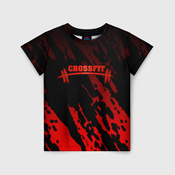 Детская футболка КРОССФИТ - Красные пятна