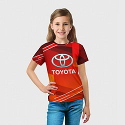Футболка детская Toyota Abstraction Sport, цвет: 3D-принт — фото 2