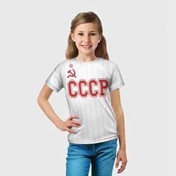 Футболка детская СССР - Союз Советских Социалистических Республик, цвет: 3D-принт — фото 2