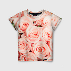 Детская футболка Нежно - розовые Розы