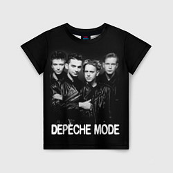 Детская футболка Depeche Mode - black & white portrait