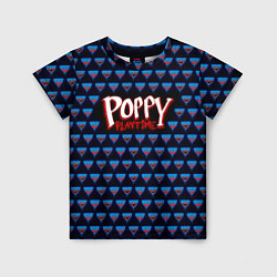 Детская футболка Poppy Playtime - Huggy Wuggy Pattern