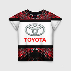 Футболка детская Toyota - абстракция - лого, цвет: 3D-принт