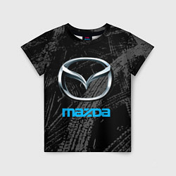 Детская футболка Mazda - следы шин