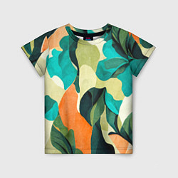 Детская футболка Multicoloured camouflage