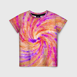 Футболка детская Color swirls, цвет: 3D-принт