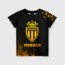 Футболка детская Monaco - gold gradient, цвет: 3D-принт