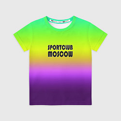 Футболка детская Sportclub Moscow, цвет: 3D-принт