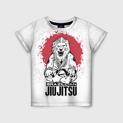Детская футболка Jiu Jitsu red sun