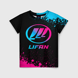 Детская футболка Lifan - neon gradient