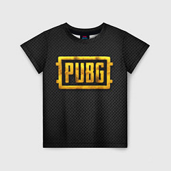Детская футболка PUBG gold