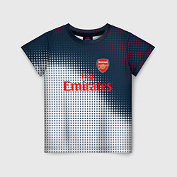 Детская футболка Arsenal logo абстракция