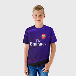 Футболка детская Arsenal Абстракция, цвет: 3D-принт — фото 2