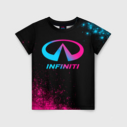 Детская футболка Infiniti - neon gradient