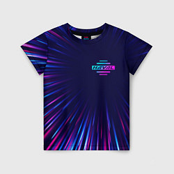 Детская футболка Haval neon speed lines