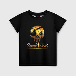 Футболка детская Sea of thieves лого, цвет: 3D-принт
