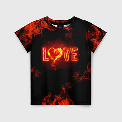 Детская футболка Fire love
