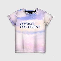 Футболка детская Combat Continent sky clouds, цвет: 3D-принт