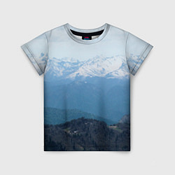 Детская футболка Кавказские горы