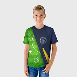 Футболка детская Ajax football field, цвет: 3D-принт — фото 2