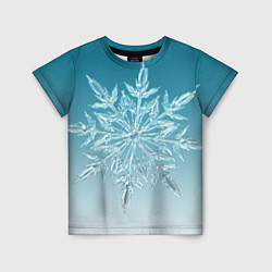 Детская футболка Резная снежинка