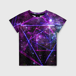 Детская футболка Triangle space - Neon - Geometry