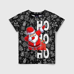 Футболка детская Santa Claus, dabbing, through the snow, цвет: 3D-принт