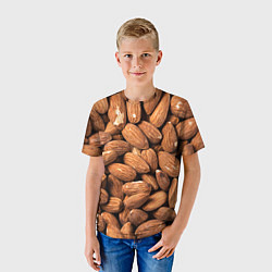 Футболка детская Миндальные орешки, цвет: 3D-принт — фото 2