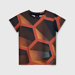 Детская футболка Абстрактные шестигранные фигуры