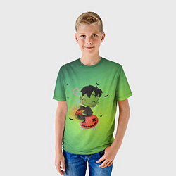Футболка детская Маленький Франки, цвет: 3D-принт — фото 2