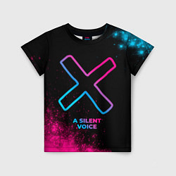 Футболка детская A Silent Voice - neon gradient, цвет: 3D-принт