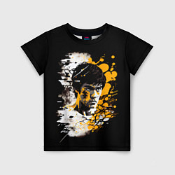 Детская футболка Брюс Ли в стиле поп арт