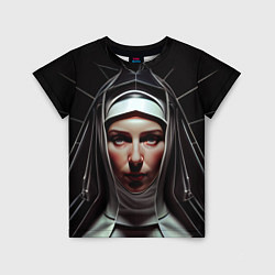 Детская футболка Нейросеть: монахиня
