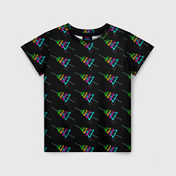 Детская футболка Colored triangles