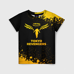 Футболка детская Tokyo Revengers - gold gradient, цвет: 3D-принт