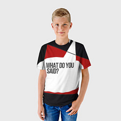 Футболка детская Что ты сказал, цвет: 3D-принт — фото 2