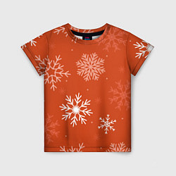 Детская футболка Orange snow
