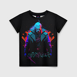 Детская футболка Witcher in neon style