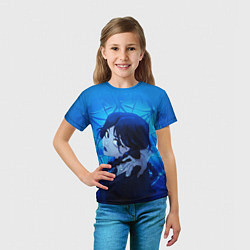 Футболка детская Вещь и Уэнсдэй, цвет: 3D-принт — фото 2