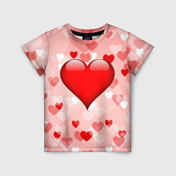 Детская футболка Огромное сердце