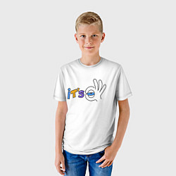 Футболка детская Its OK, цвет: 3D-принт — фото 2