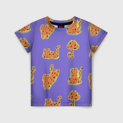Детская футболка Принт с леопардами