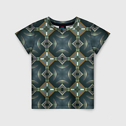 Детская футболка Абстрактный геометрический узор в стиле фэнтези